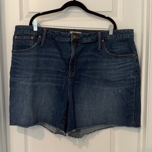 Madewell 5” Curvy High Rise Denim Shorts